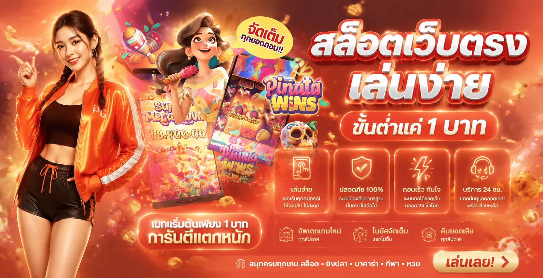 รวมค่ายสล็อตออนไลน์ยอดฮิตบน MEGAFUN เว็บตรง